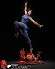 Chun Li Figure - Street Fighter - resin tabletop miniature front view