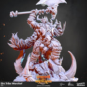 Orc Chief Miniature - resin tabletop miniature front view