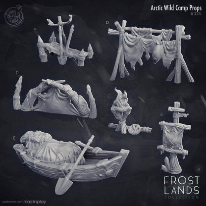 Arctic Wild Camp Scatter Terrain