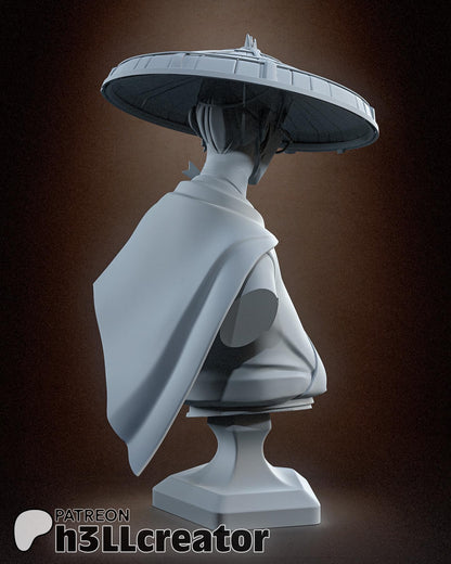 Mizu Blue Eye Samurai Bust - Alternate view 3