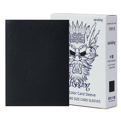 Sanseking White Dragon Tournament Sleeves - Standard Size (70) - Black - official Sanseking product image