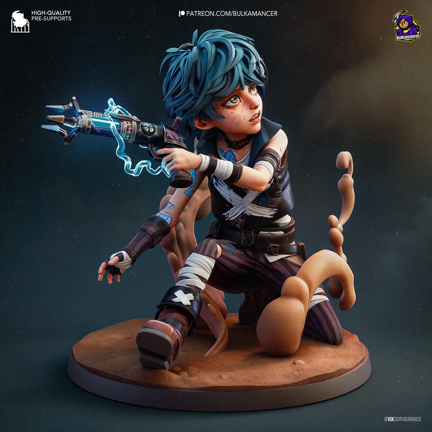 Isha Resin Miniature Figurine Game Character League of Legends Arcane Gift for Him Her Birthday Gift Anime