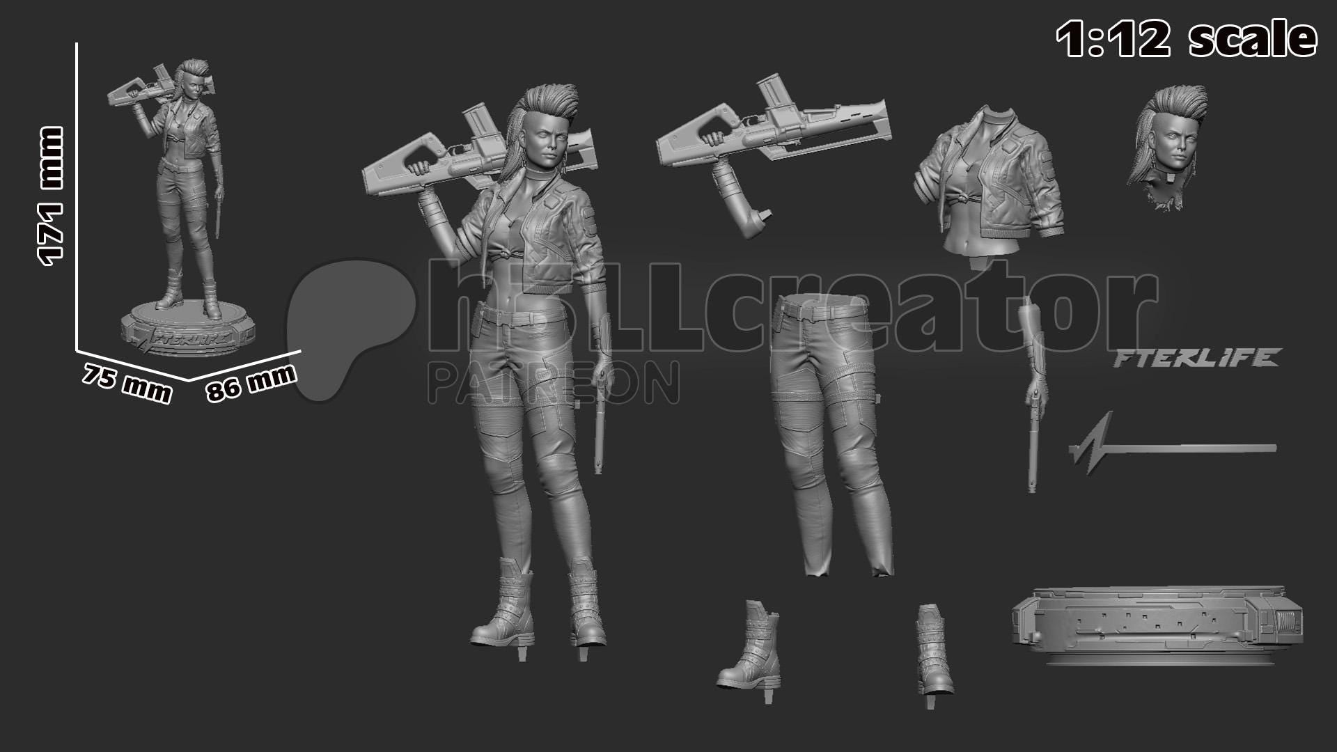 Rogue Amendiares Figure - Cyberpunk 2077 - Alternate view 8