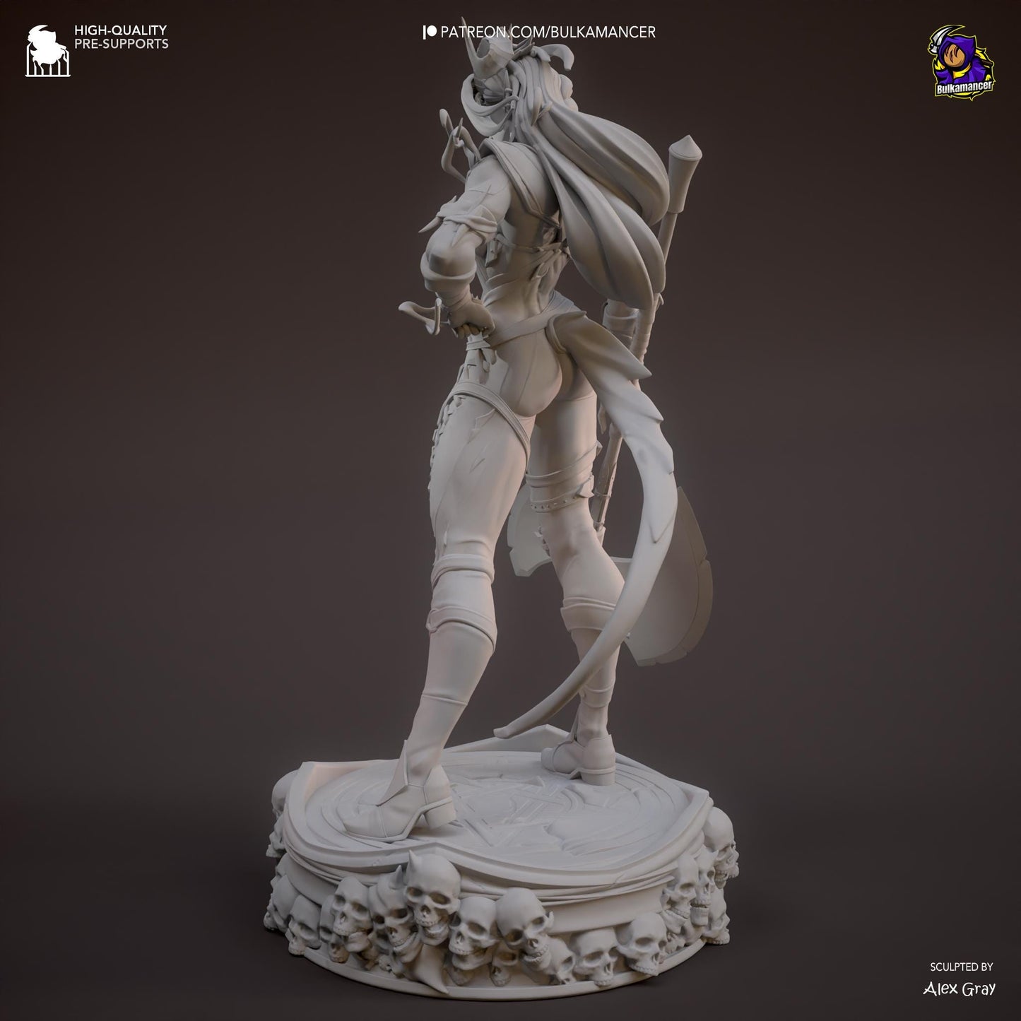 Karlach Resin Miniature Figurine Game Character Baldur's Gate 3 Gift for Him Her Birthday Gift Anime