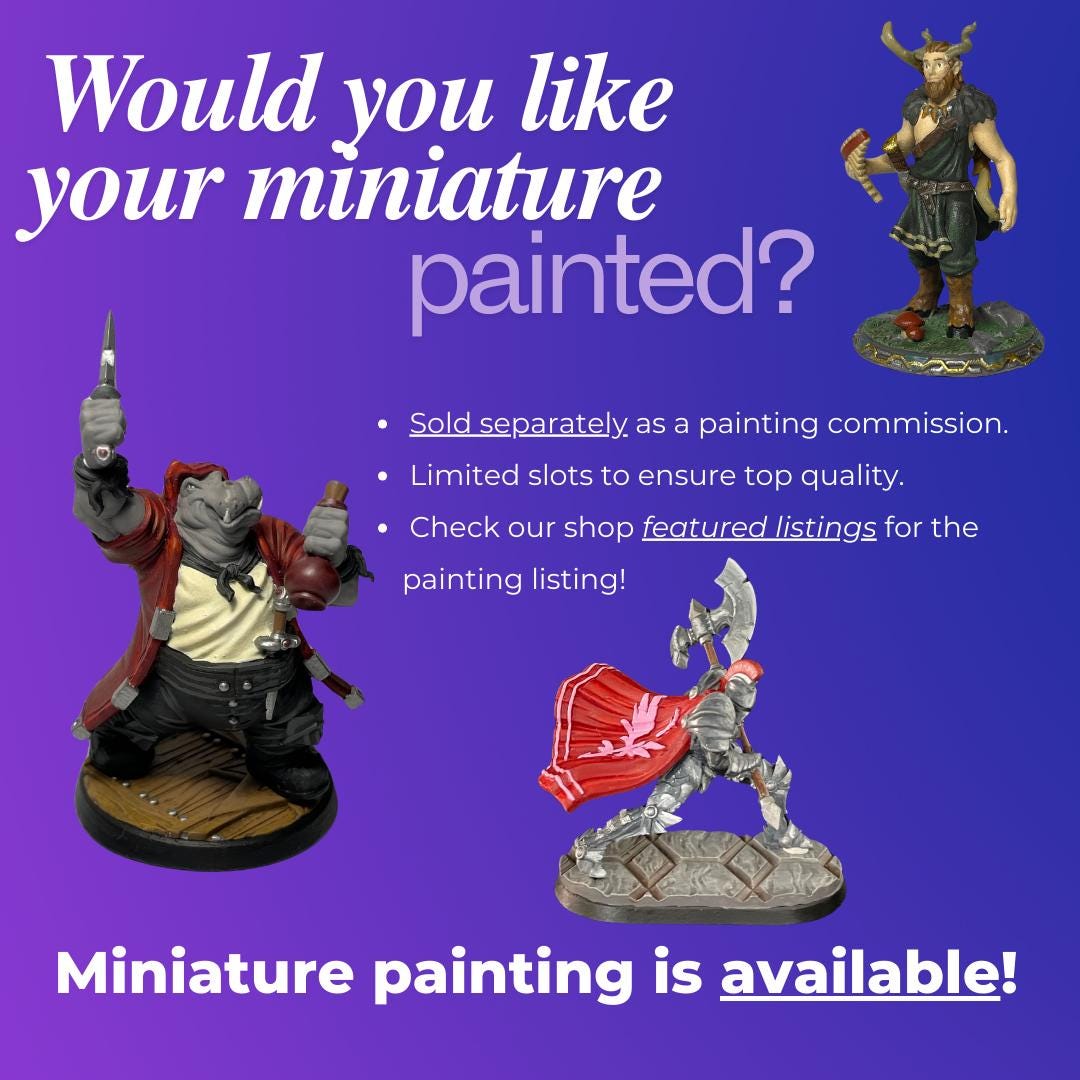 Dwarf Artificer / Fighter Miniature