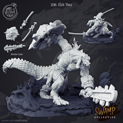 Crocodile Folk Miniature - Alternate view 2