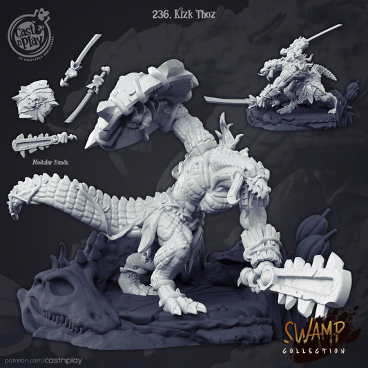 Crocodile Folk Miniature - Alternate view 2