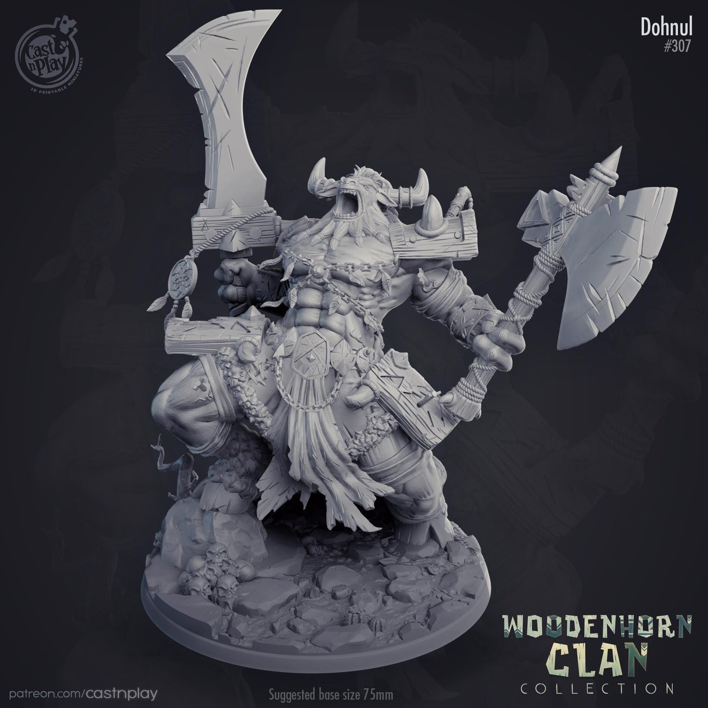 Minotaur Fighter Miniature