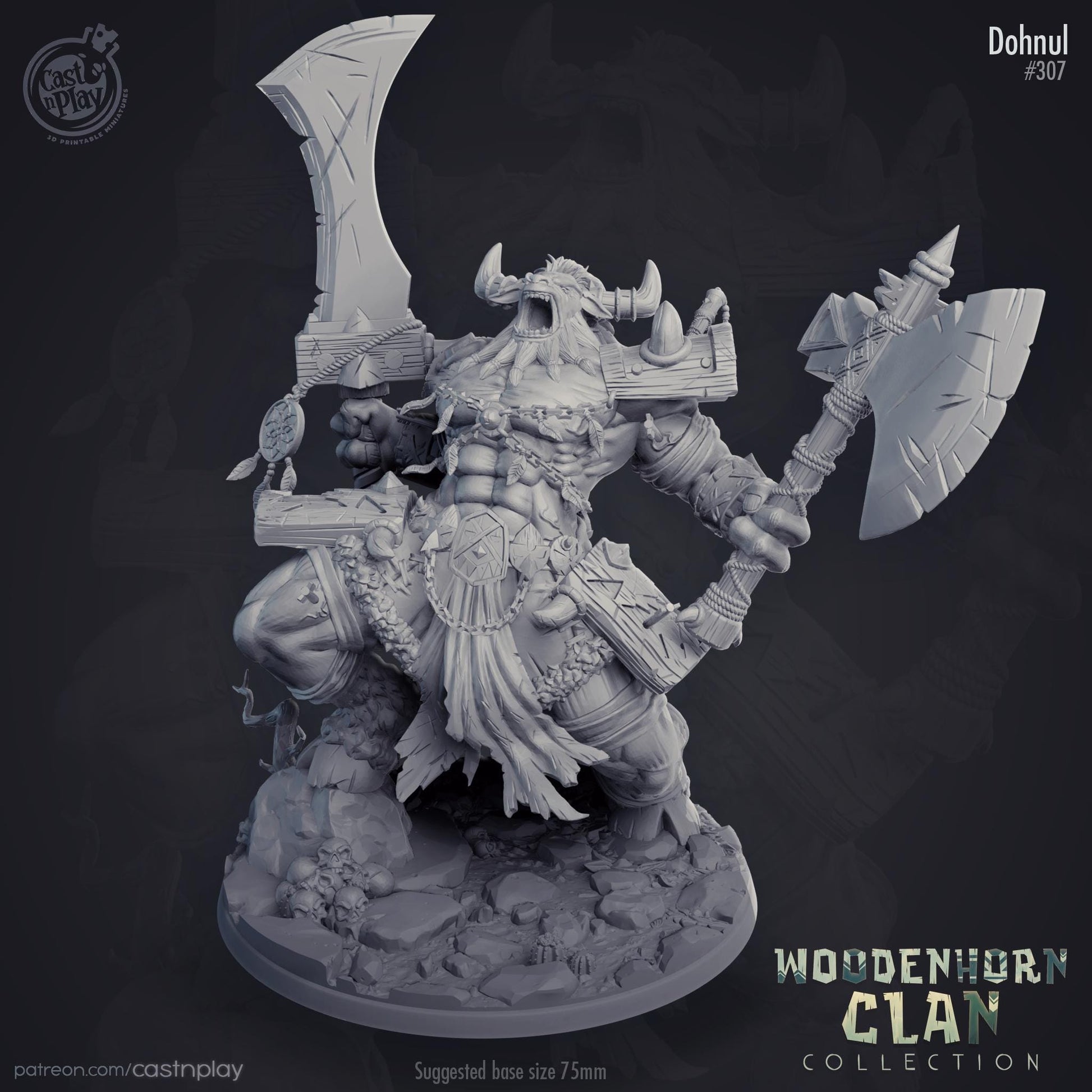 Minotaur Fighter Miniature