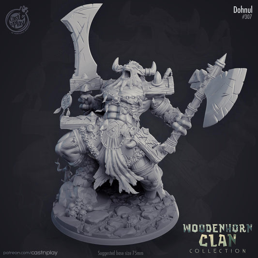 Minotaur Fighter Miniature