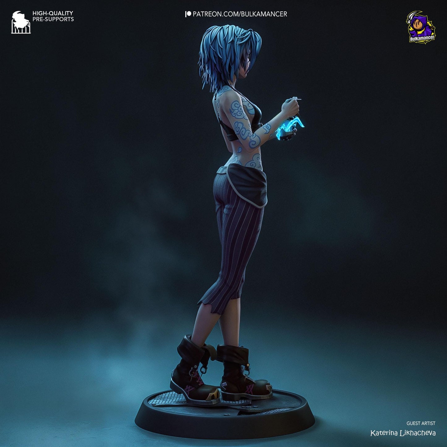 Jinx Broken Resin Figurine | League of Legends - Arcane | FAN Made