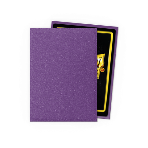 Official product image: Dragon Shield Standard Matte Sleeves — Amethyst (100), alternate view 2