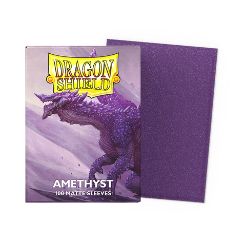 Product image: Dragon Shield Standard Matte Sleeves — Amethyst (100)