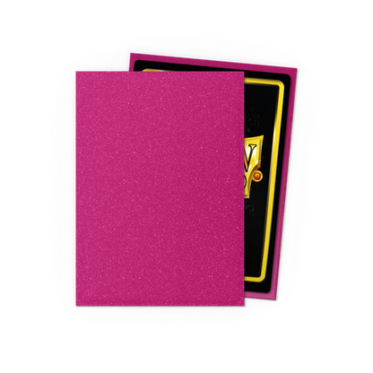 Official product image: Dragon Shield Standard Matte Sleeves — Pink Sapphire (100), alternate view 2