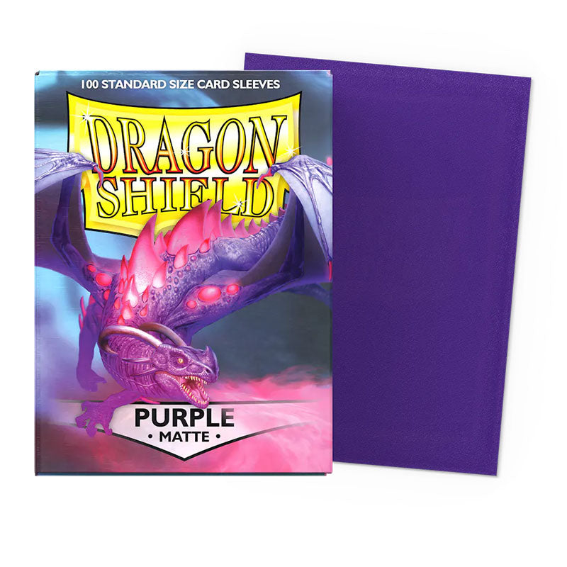 Dragon Shield Standard Matte Sleeves - Purple