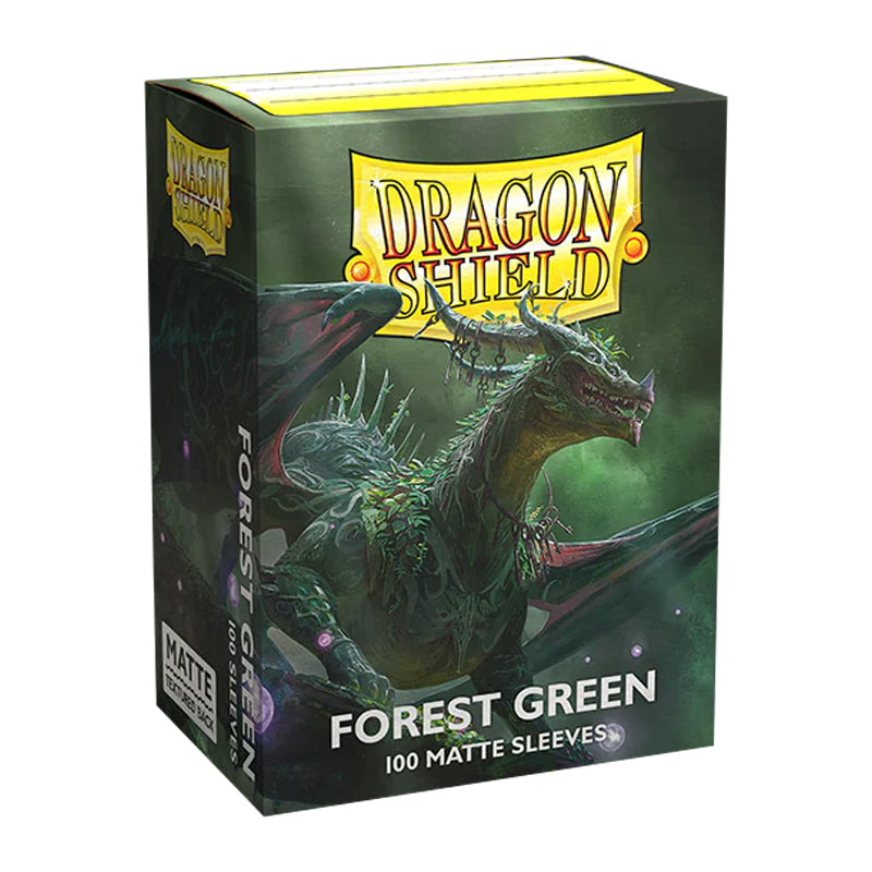 Dragon Shield Standard Matte Sleeves - Forest Green