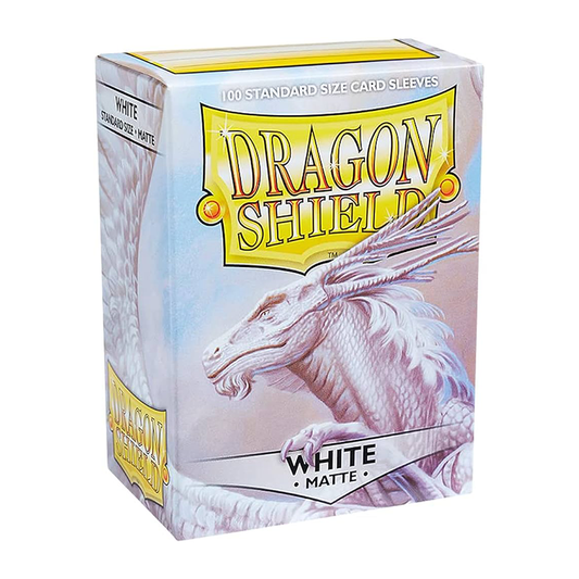 Dragon Shield Standard Matte Sleeves - White
