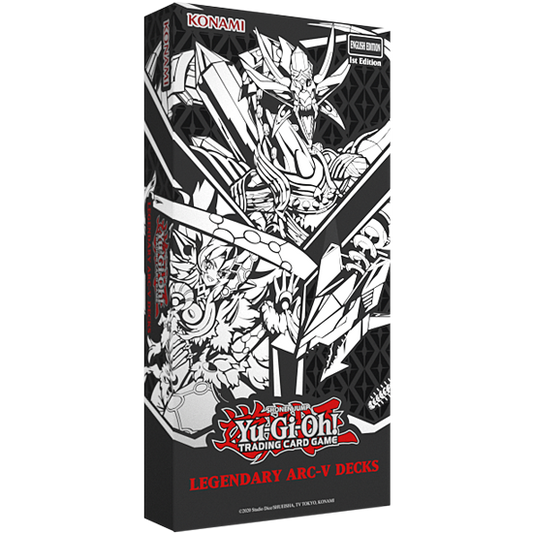 Yu-Gi-Oh! Legendary ARC-V Decks English sealed box with Odd-Eyes, Lunalight, and Speedroid decks