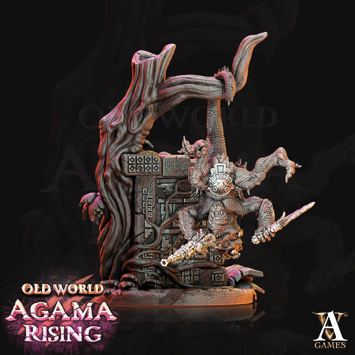 Agama Chameleons Fantasy Miniatures