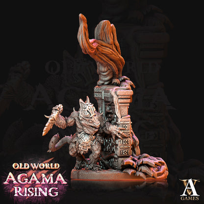 Agama Chameleons Fantasy Miniatures alternate view 2