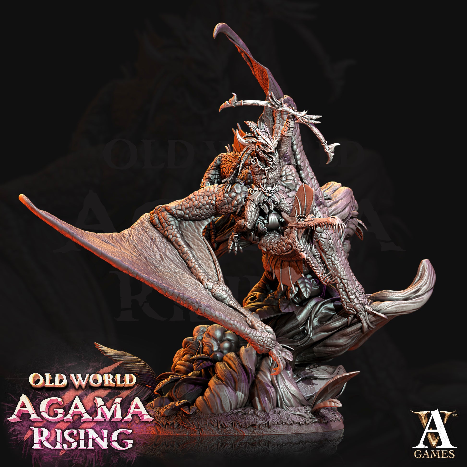 Quetzal Riders Fantasy Miniatures alternate view 3
