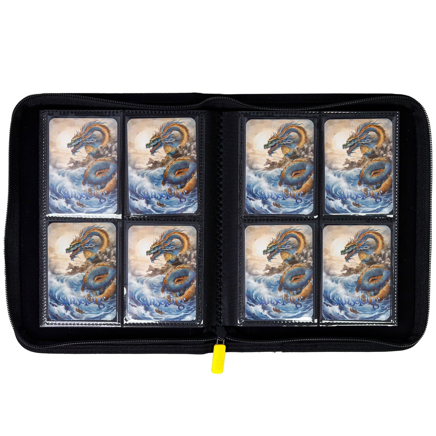 Sanseking 9-Pocket PU Zipper Card Binder - 360 Cards - official Sanseking detail and feature view 3
