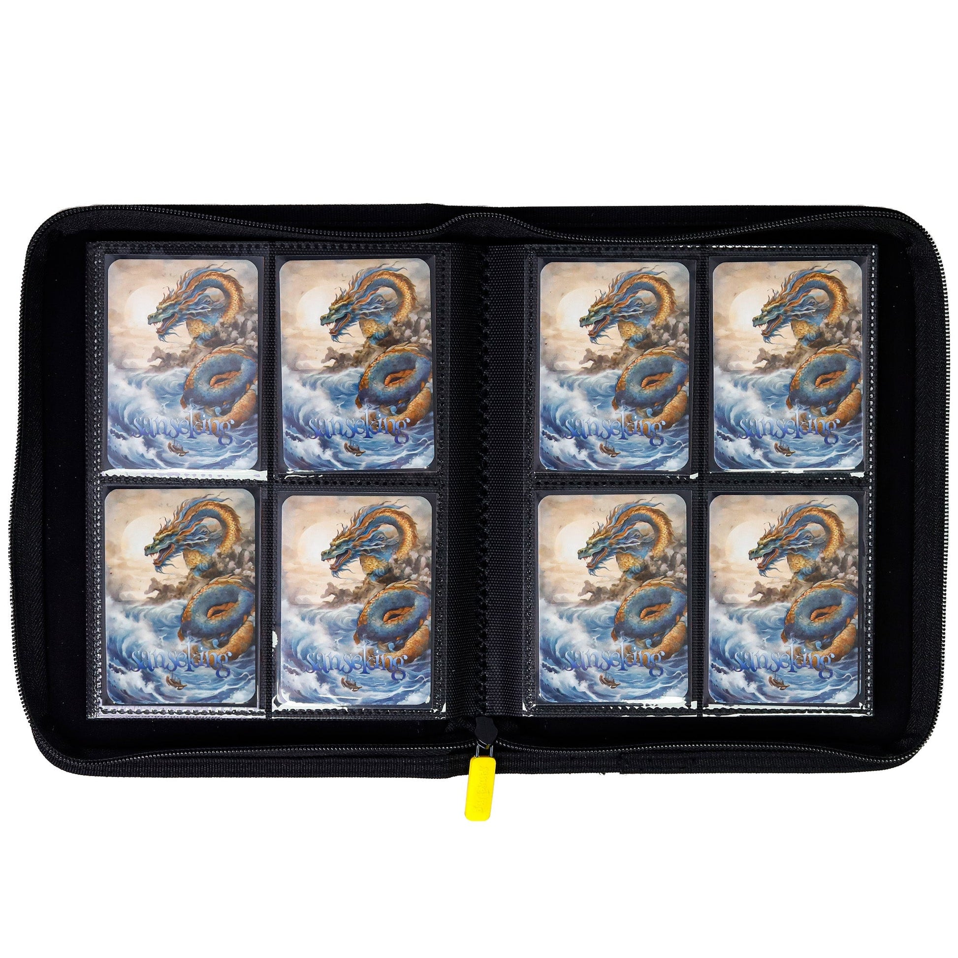 Sanseking 9-Pocket PU Zipper Card Binder - 360 Cards - official Sanseking detail and feature view 3