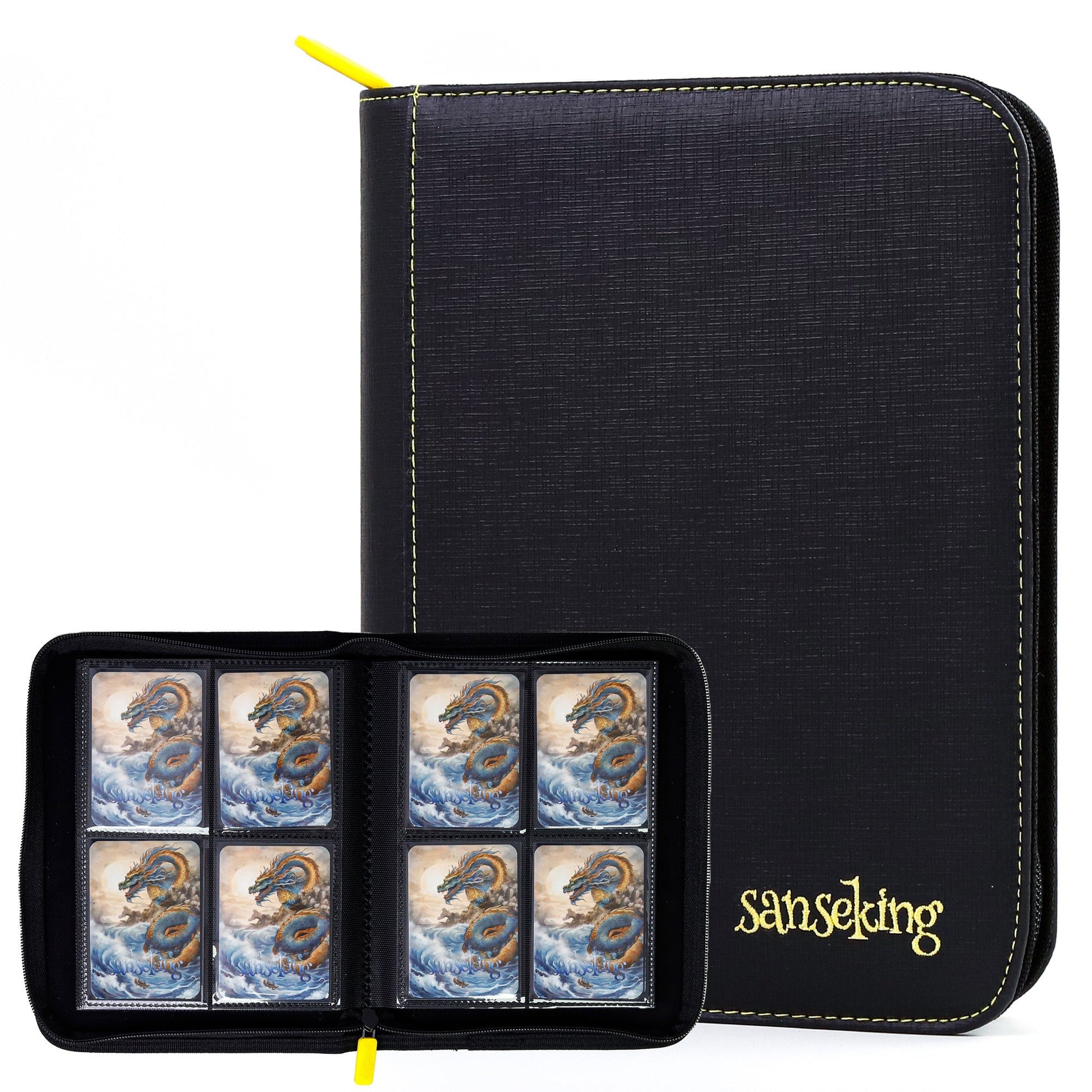 Sanseking 9-Pocket PU Zipper Card Binder - 360 Cards - official Sanseking detail and feature view 2