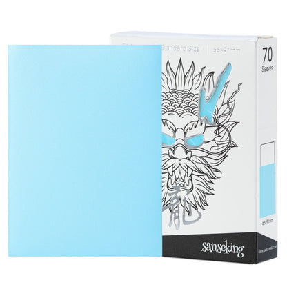 Sanseking White Dragon Tournament Sleeves - Standard Size (70) - official Sanseking detail and feature view 1