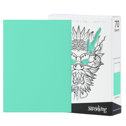 Sanseking White Dragon Tournament Sleeves - Standard Size (70) - Sycamore Green - official Sanseking product image