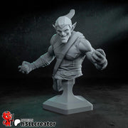 Green Goblin Bust - Spider-Man - resin tabletop miniature front view