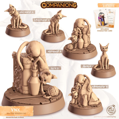 Sphynx Cat Animal Companion Miniature