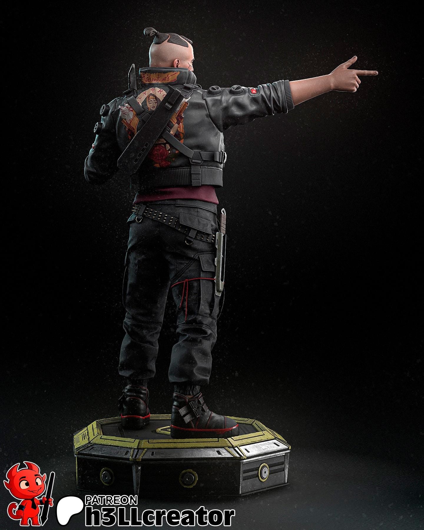 Jackie Welles Figure - Cyberpunk 2077 - Alternate view 5
