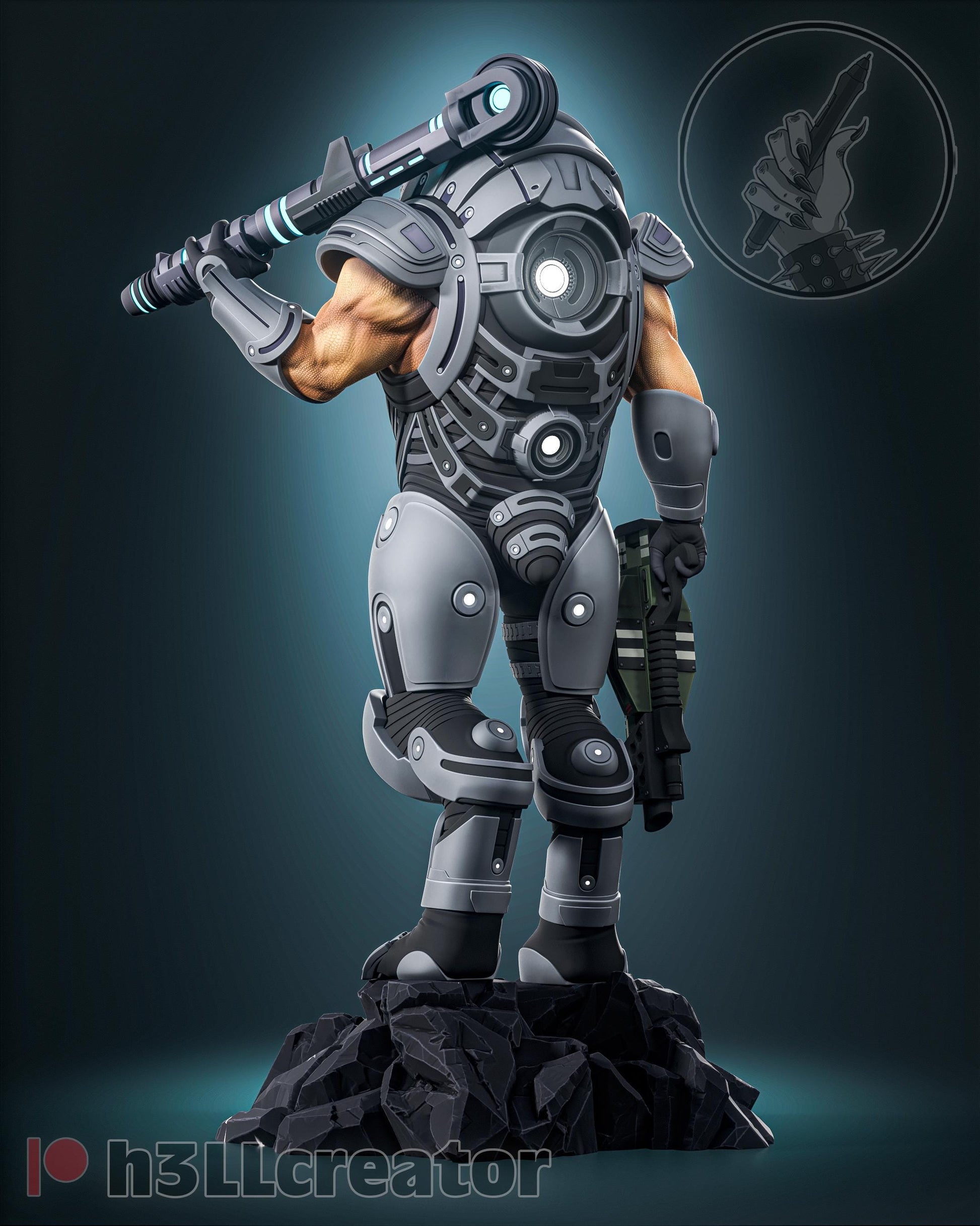 Grunt Figure - Mass Effect - Alternate view 3