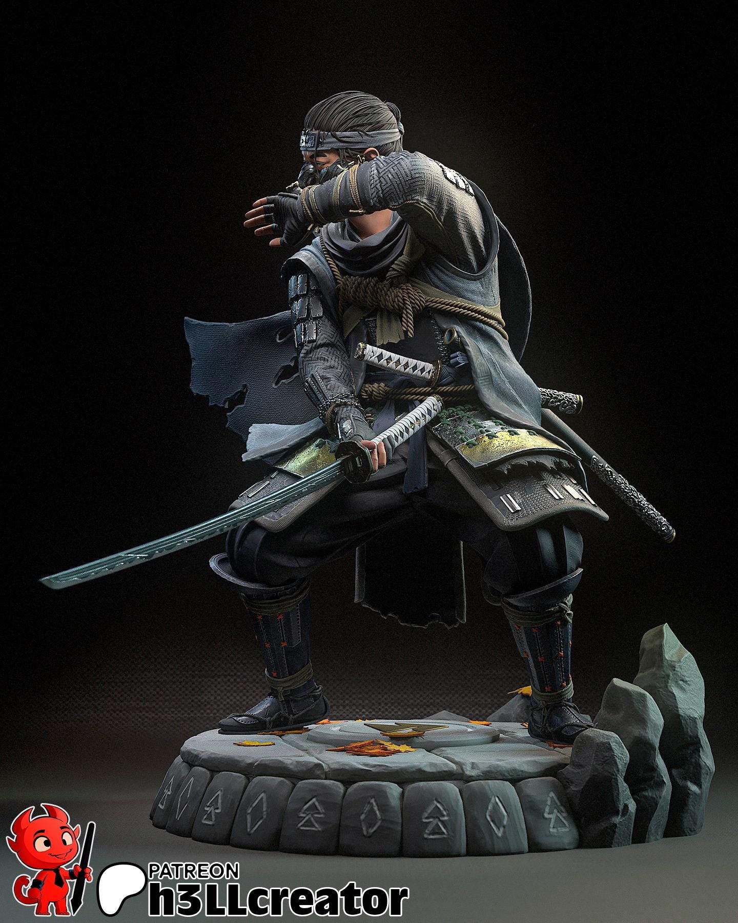 Jin Sakai Ghost of Tsushima Figure - Alternate view 2