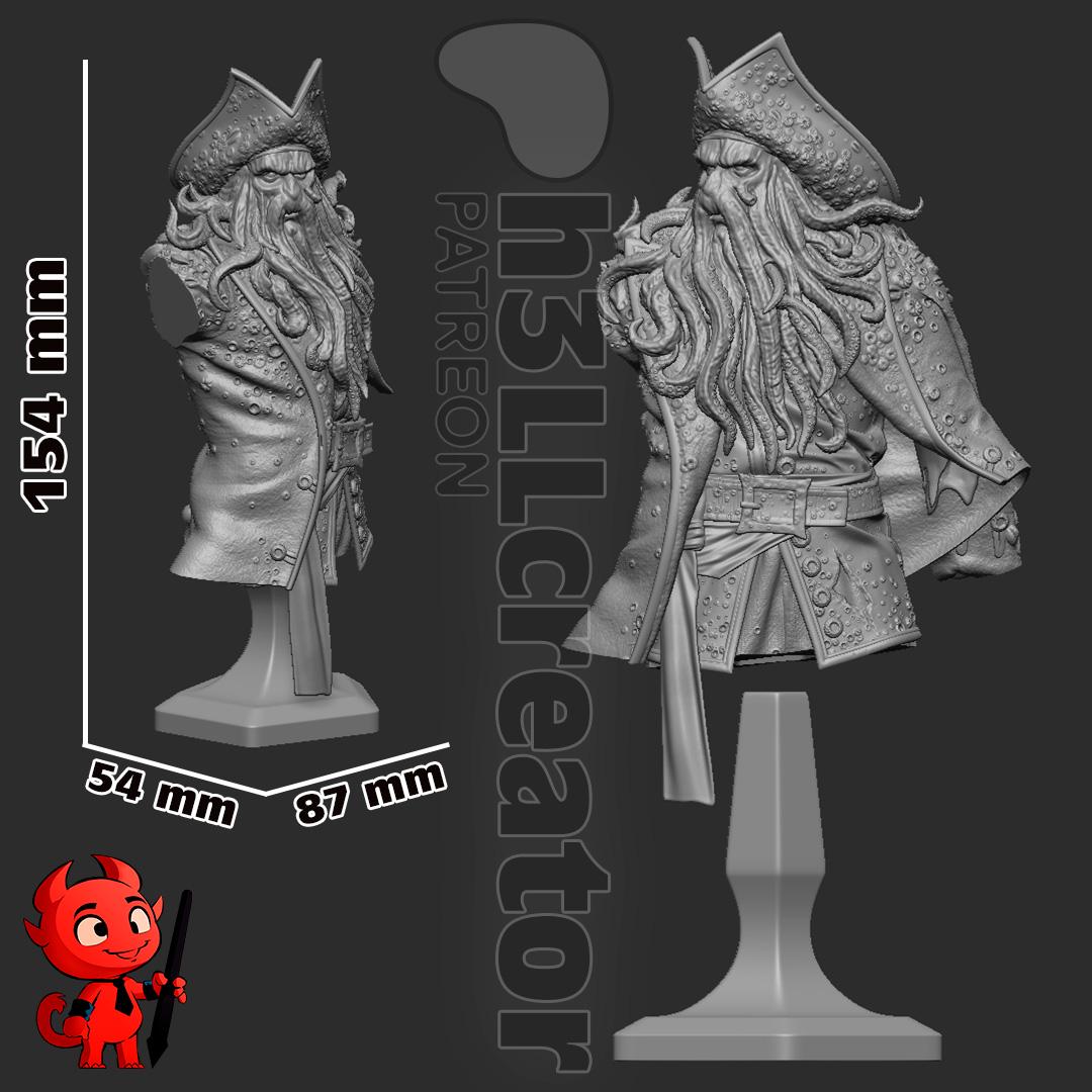 Davy Jones Bust - Pirates of the Caribbean - Alternate view 4