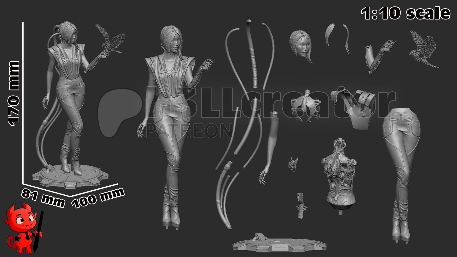 Songbird Figure - Cyberpunk 2077 - Alternate view 8
