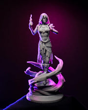 Morrigan Figure - Mass Effect - resin tabletop miniature front view
