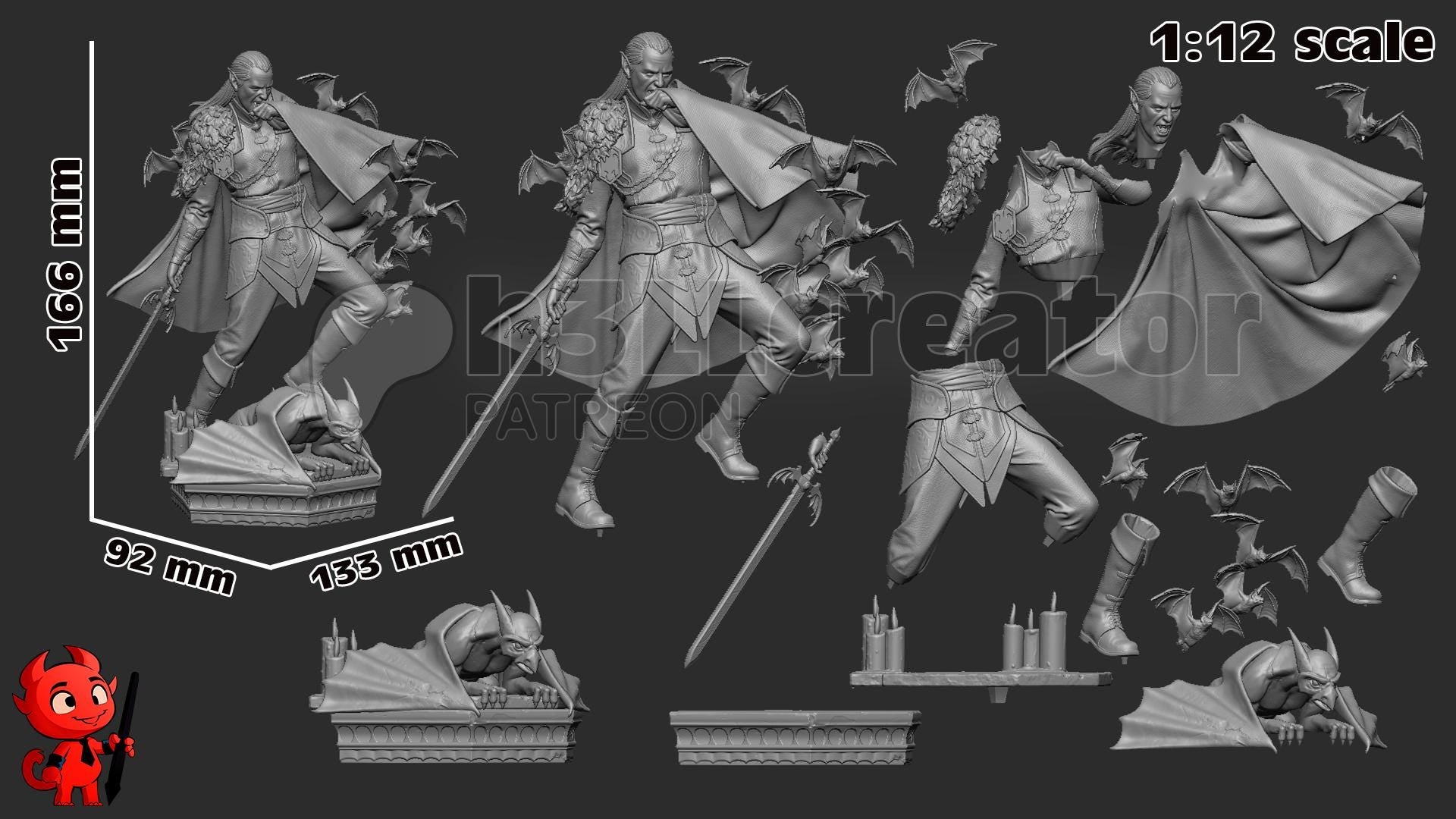 Strahd von Zarovich Curse of Strahd Figure - Alternate view 7