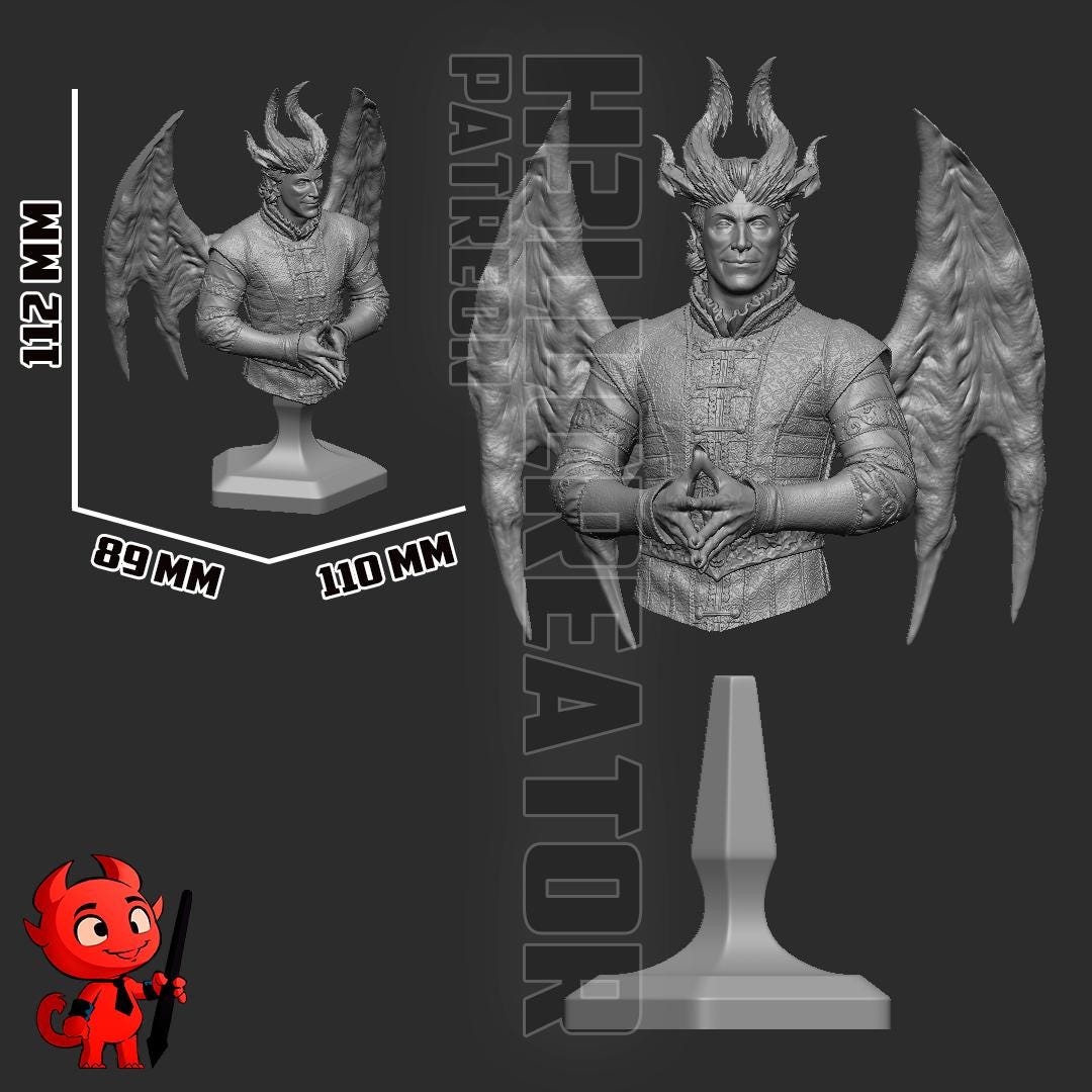 Raphael Bust - Baldur's Gate 3 - Alternate view 7