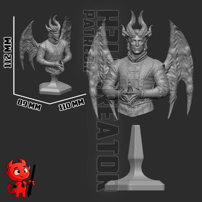 Raphael Bust - Baldur's Gate 3 - Alternate view 7