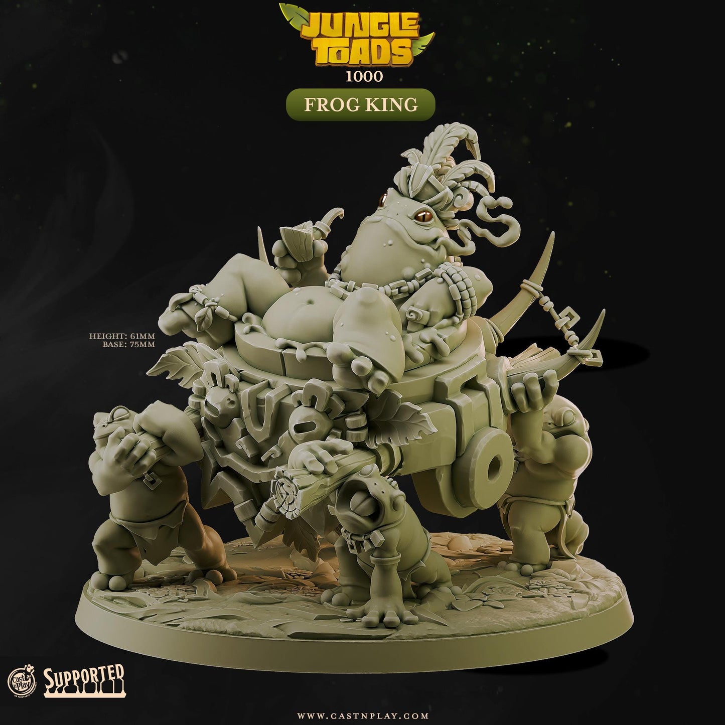 Grung King Miniature