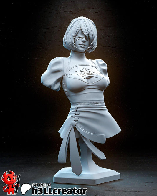 2B YoRHa No. 2 Type B Bust