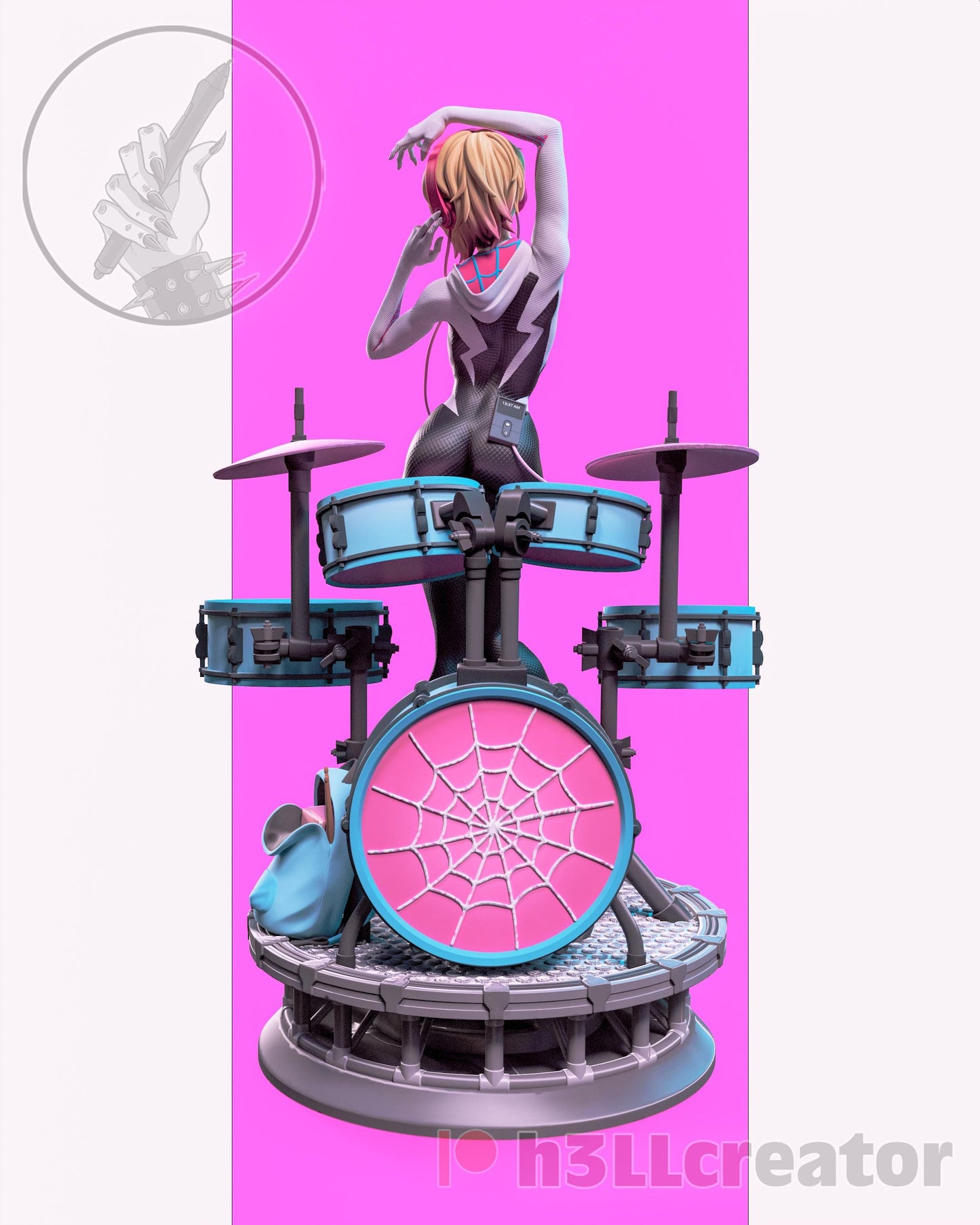 Gwen Stacy Spiderman Figure - Alternate view 3