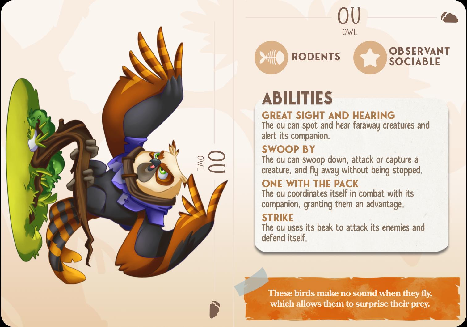 Owl Bird Animal Companion Miniature - Alternate view 2