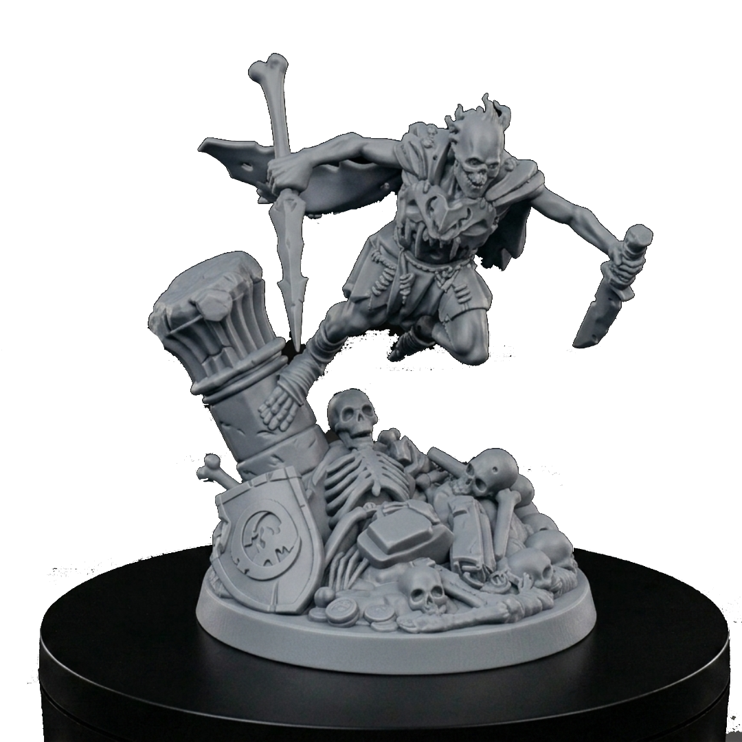 Undead Assassin miniature by Late Night Miniatures