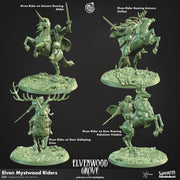 Elf Ranger Miniature - resin tabletop miniature front view