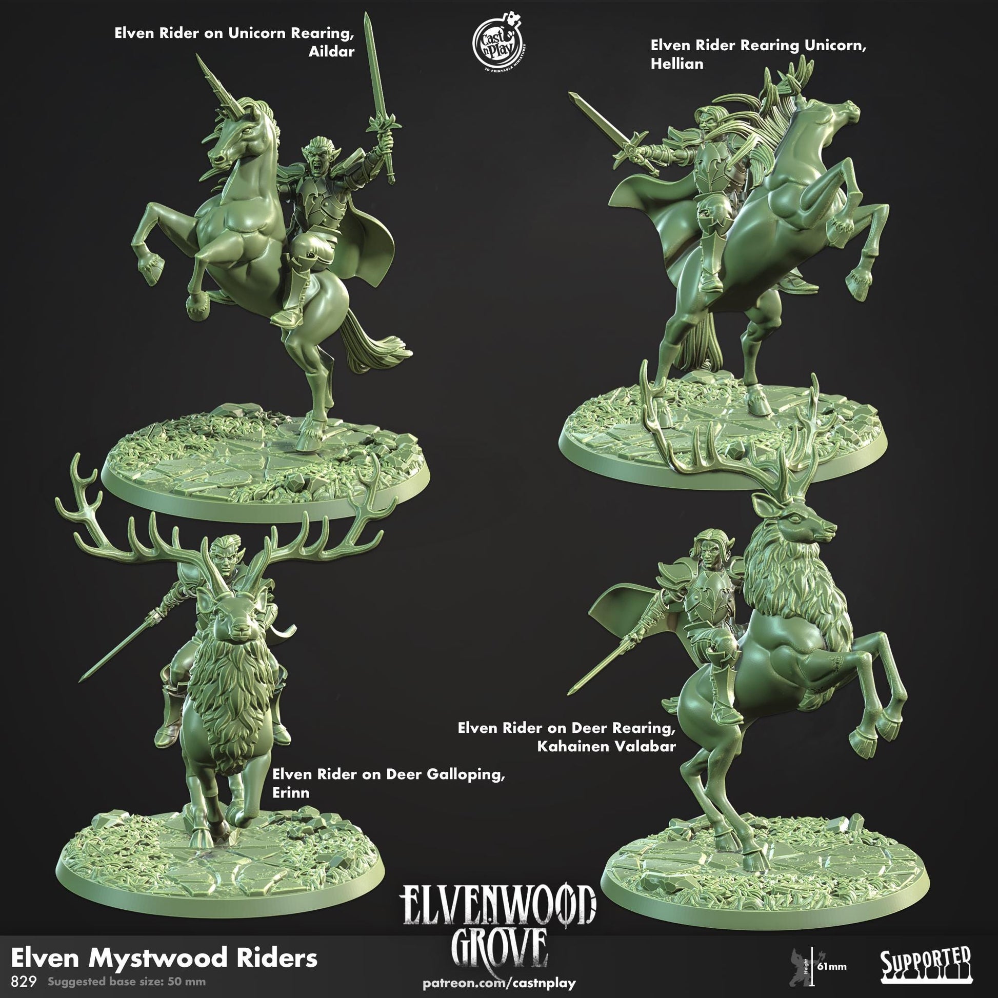Elf Ranger Miniature