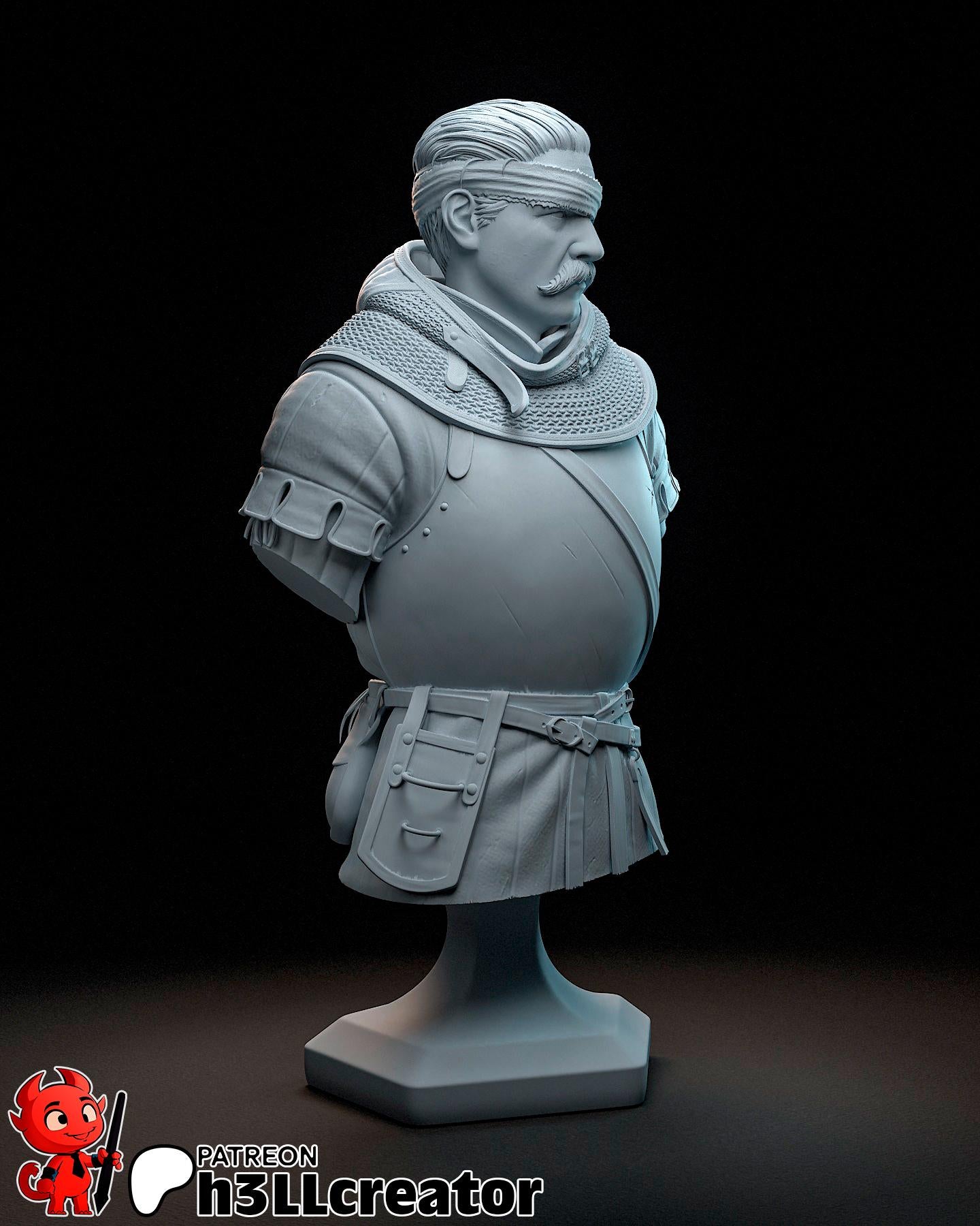 Jan Zizka Bust - Kingdom Come: Deliverance 2 - Alternate view 2
