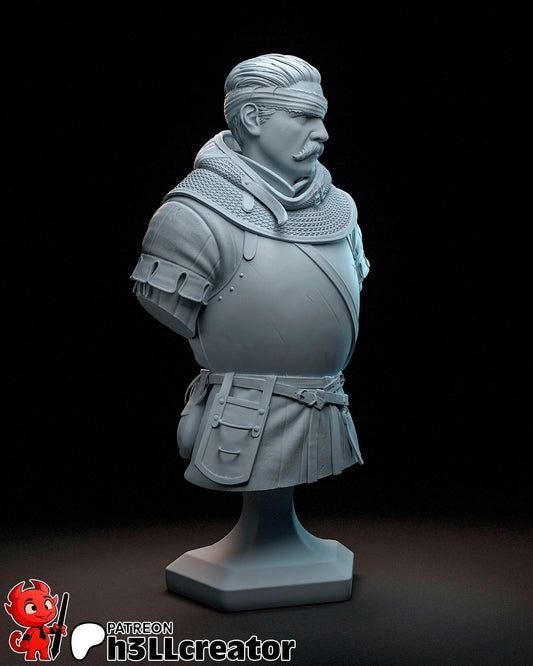 Jan Zizka Bust - Kingdom Come: Deliverance 2 - Alternate view 2